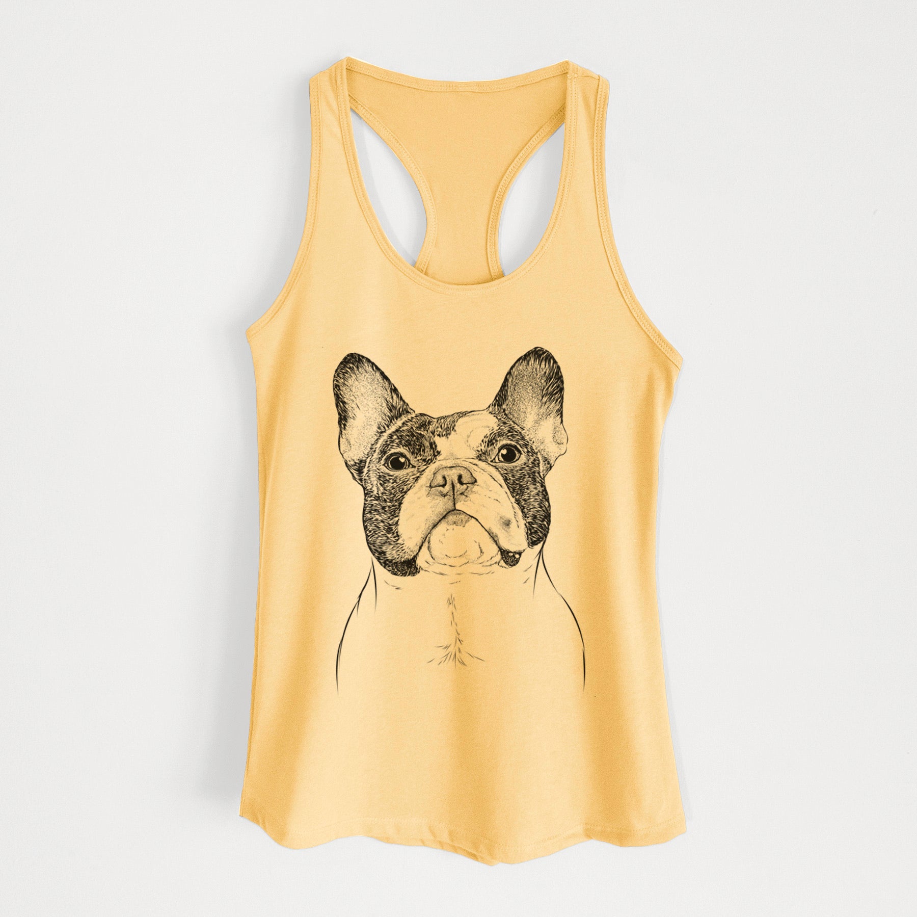 Ella the French Bulldog - Women's Racerback Tanktop