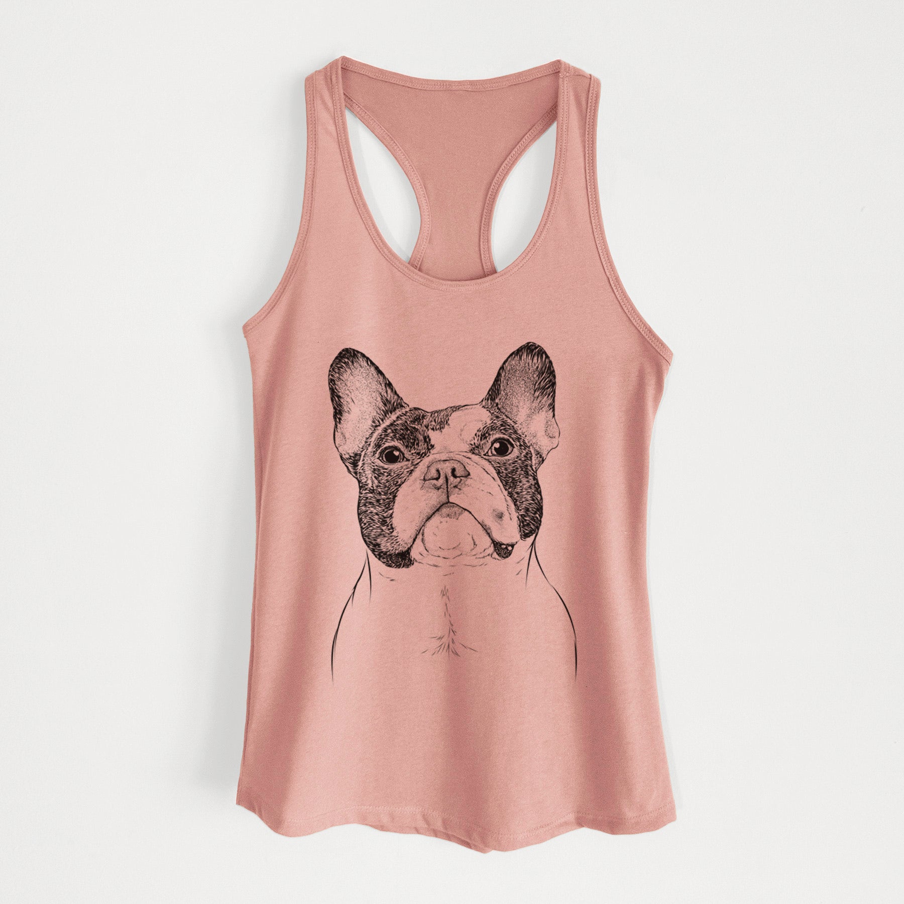 Ella the French Bulldog - Women's Racerback Tanktop