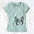 Bare Ella the French Bulldog - Women's V-neck Shirt