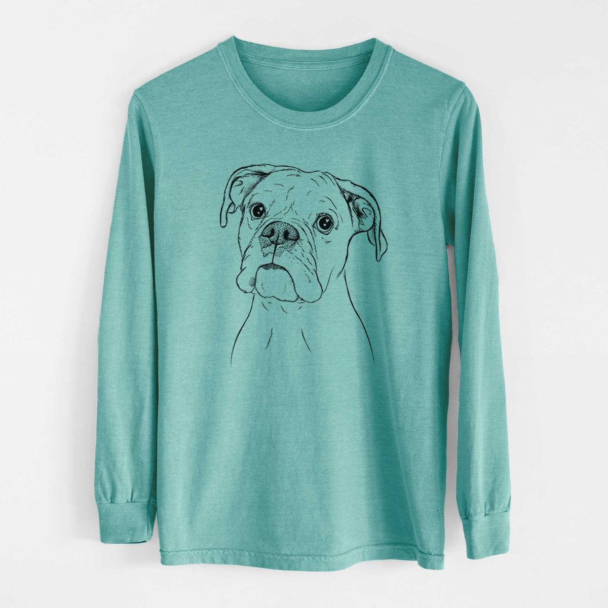 Bare Ellie the Boxer - Heavyweight 100% Cotton Long Sleeve
