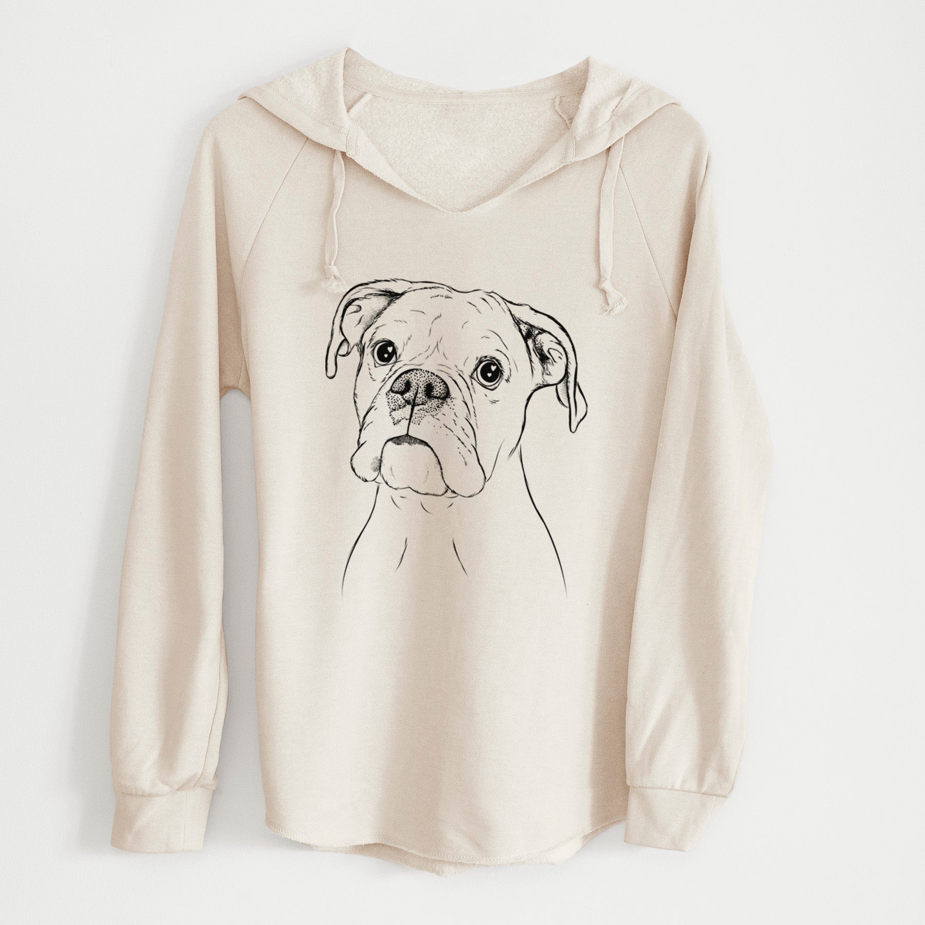 Bare Ellie the Boxer - Cali Wave Hooded Sweatshirt