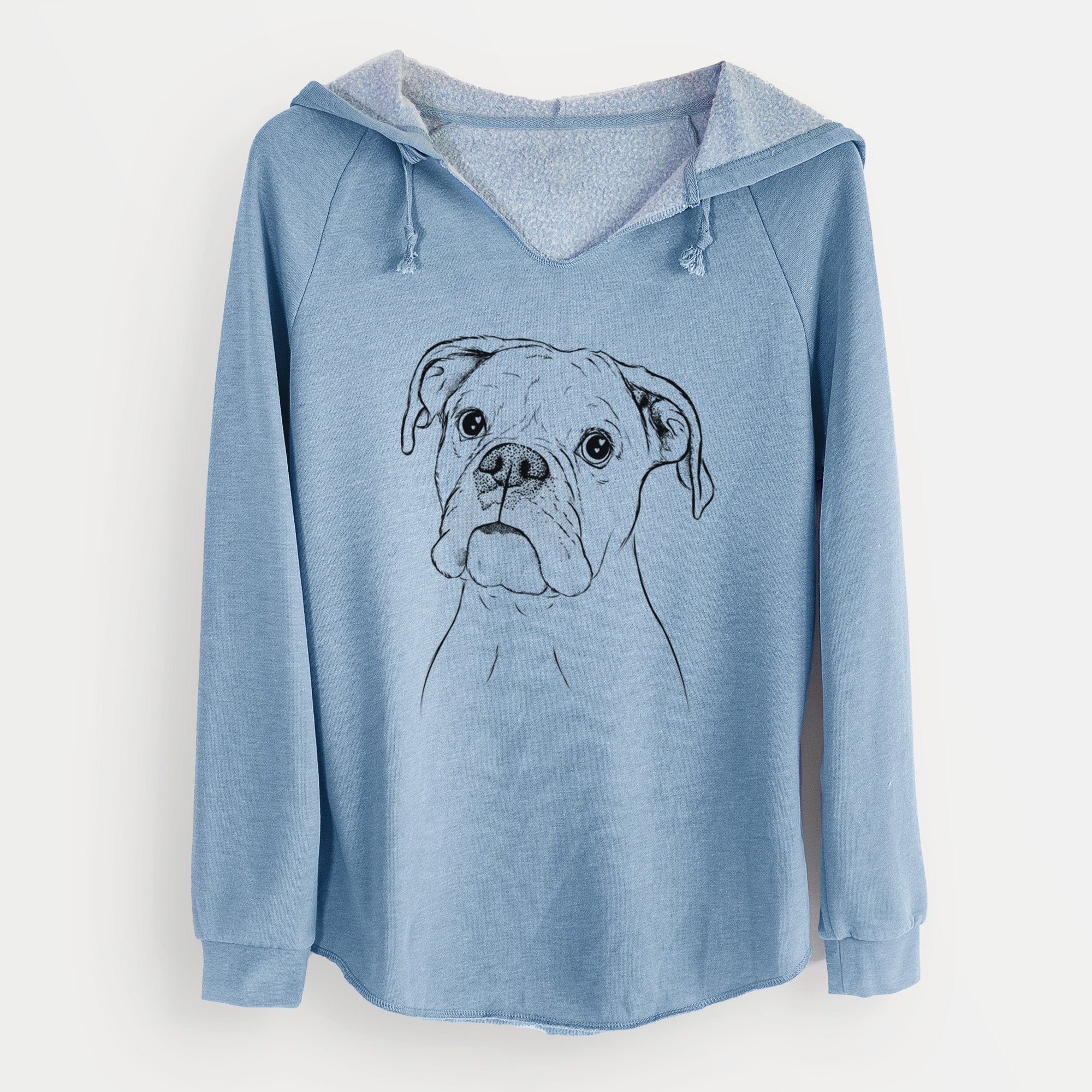 Bare Ellie the Boxer - Cali Wave Hooded Sweatshirt