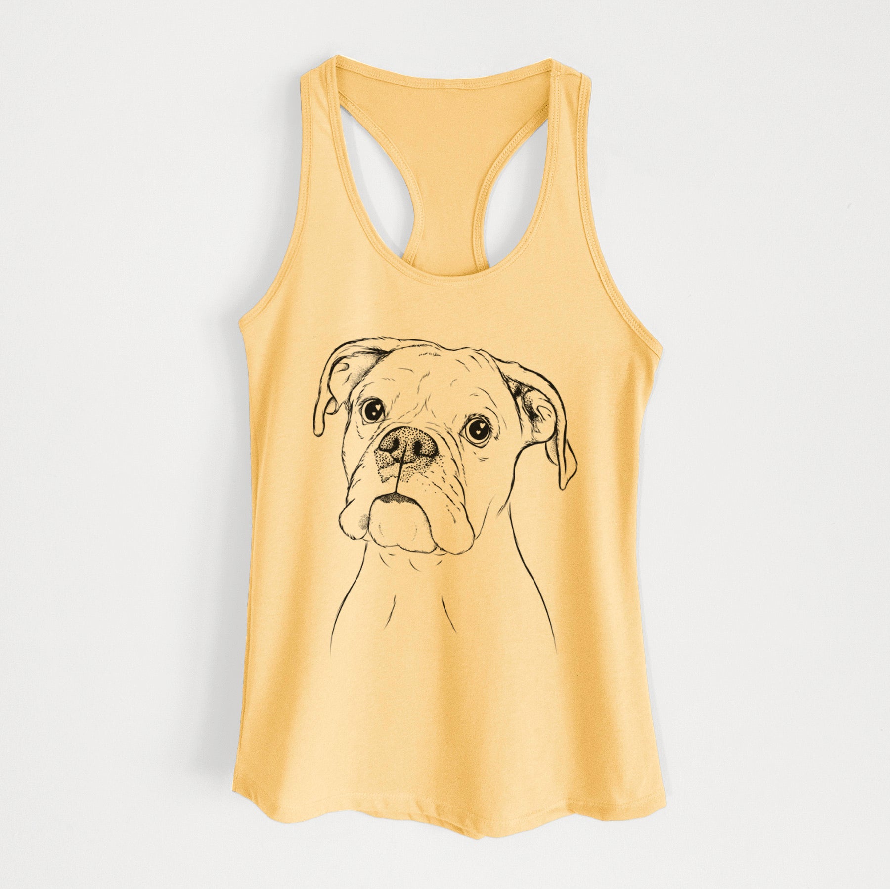 Ellie the Boxer - Women's Racerback Tanktop