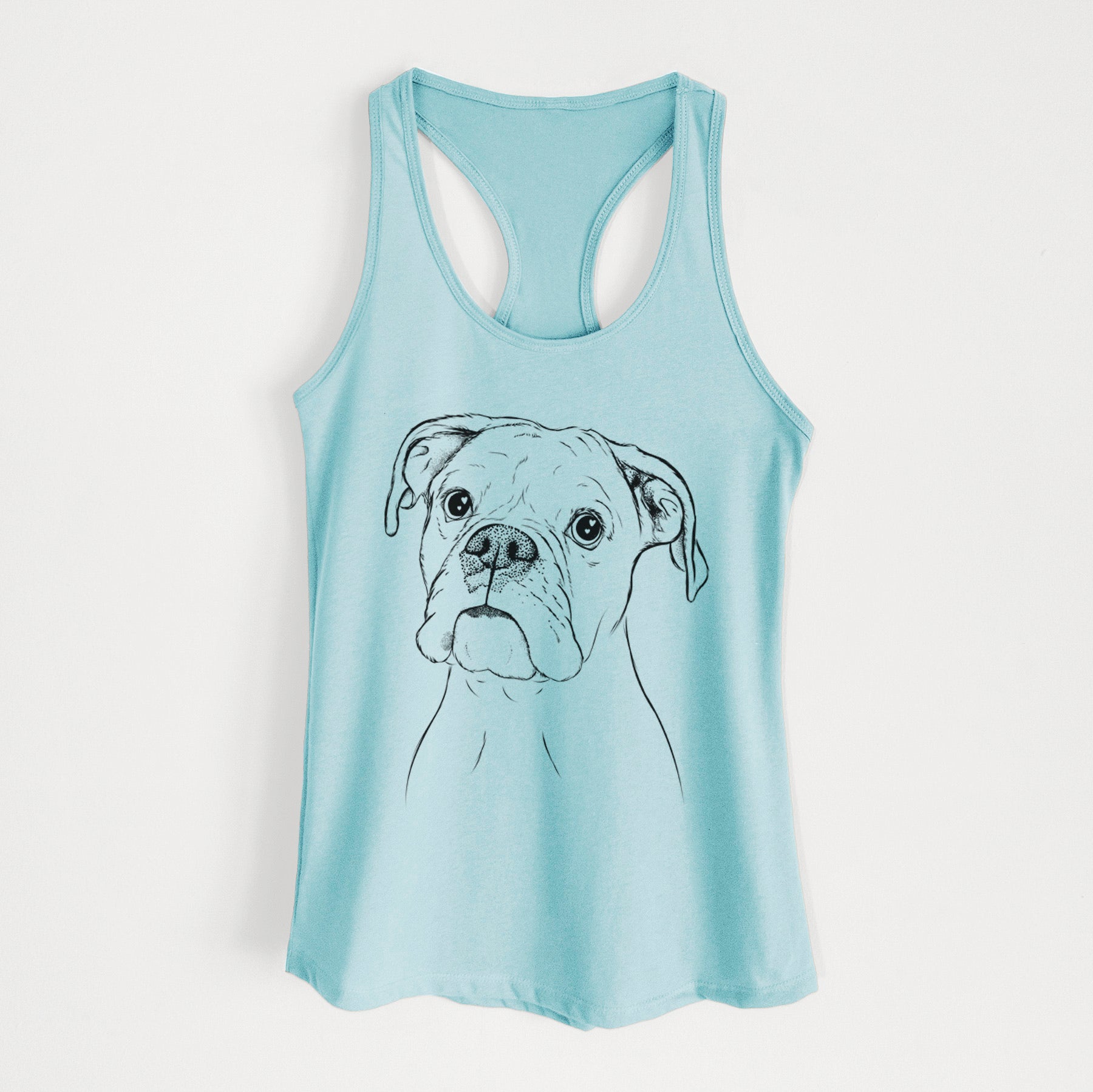 Ellie the Boxer - Women's Racerback Tanktop