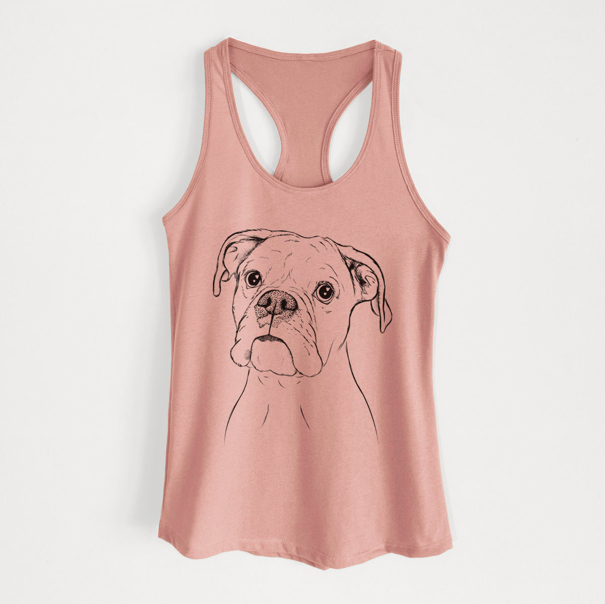 Ellie the Boxer - Women's Racerback Tanktop