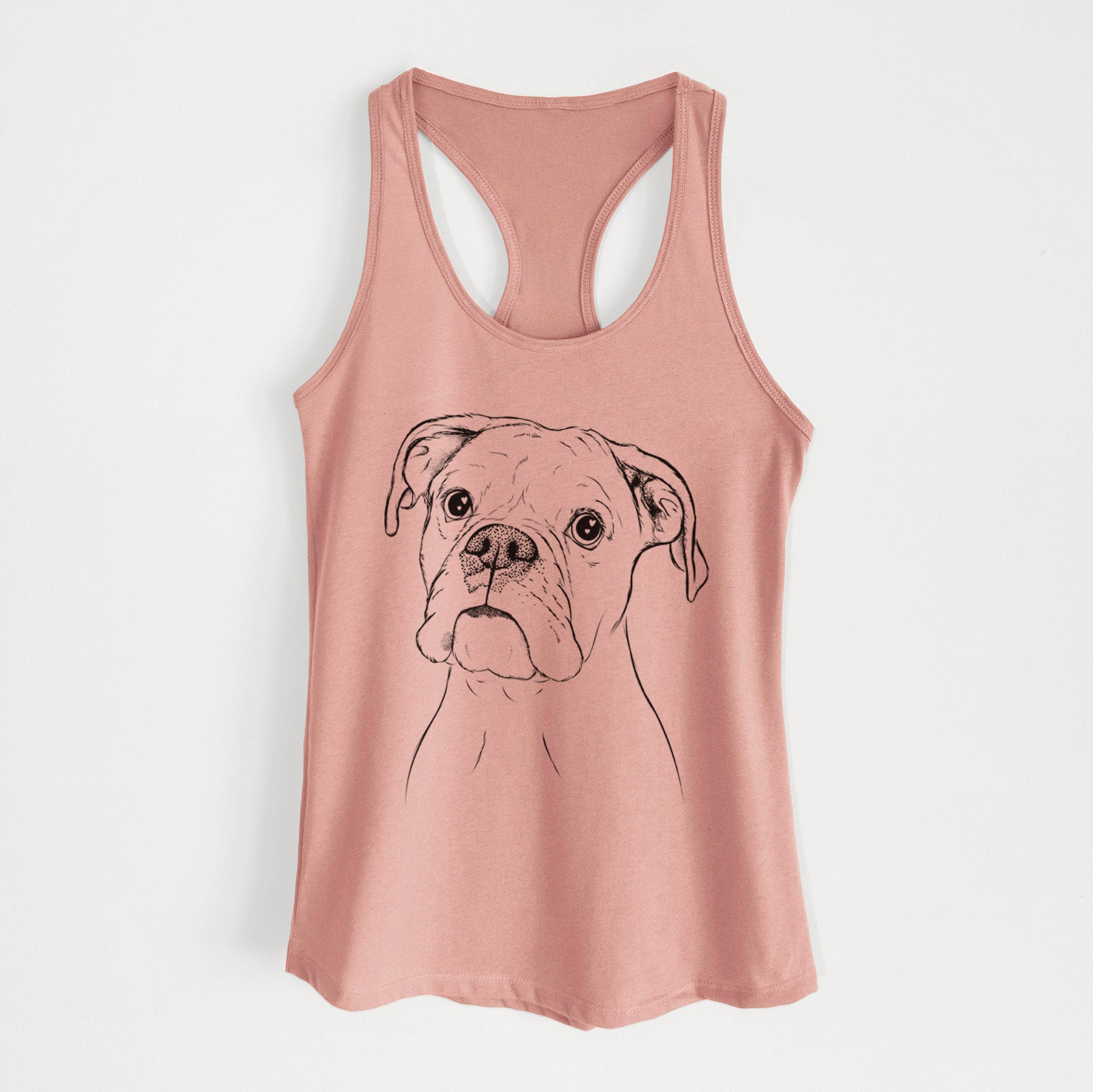 Ellie the Boxer - Women's Racerback Tanktop