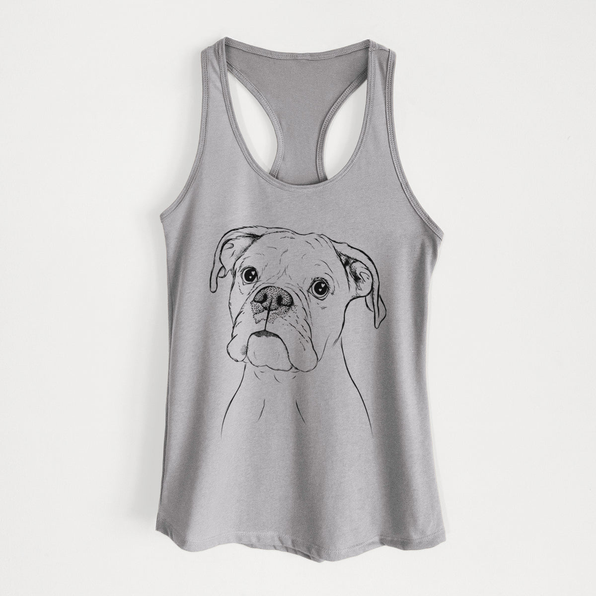 Ellie the Boxer - Women&#39;s Racerback Tanktop