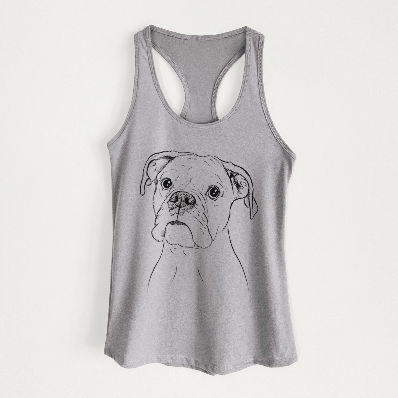 Ellie the Boxer - Women's Racerback Tanktop