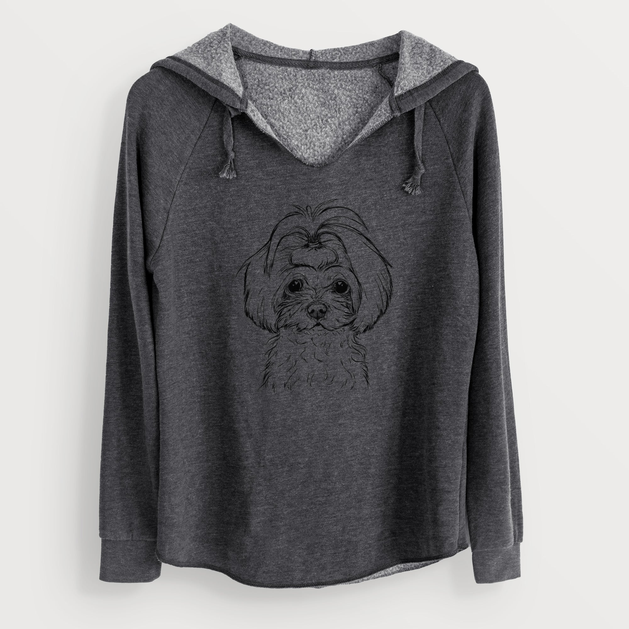 Bare Ellie the Maltese - Cali Wave Hooded Sweatshirt