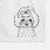 Ellie the Maltese Decorative Hand Towel