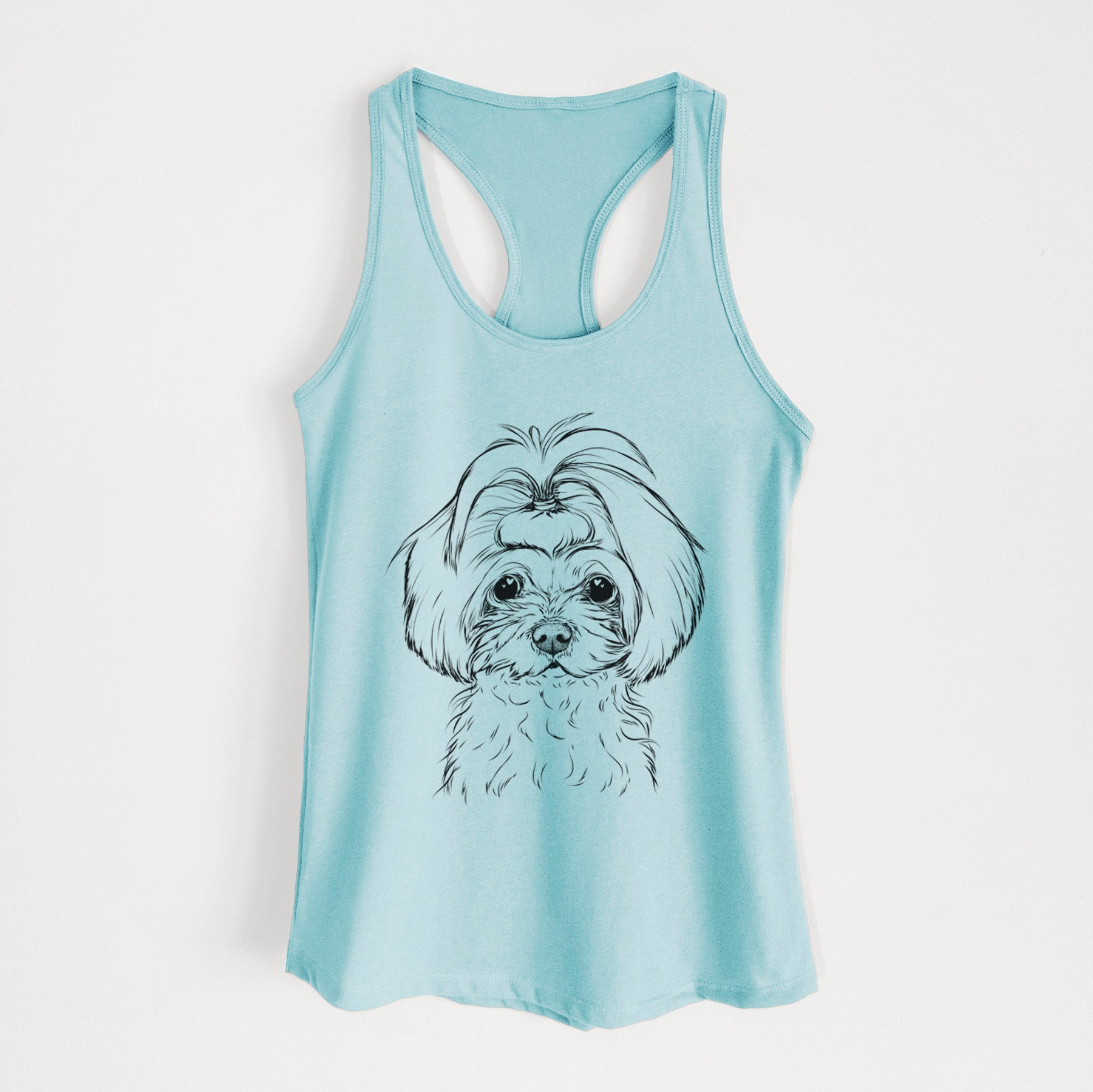 Ellie the Maltese - Women's Racerback Tanktop