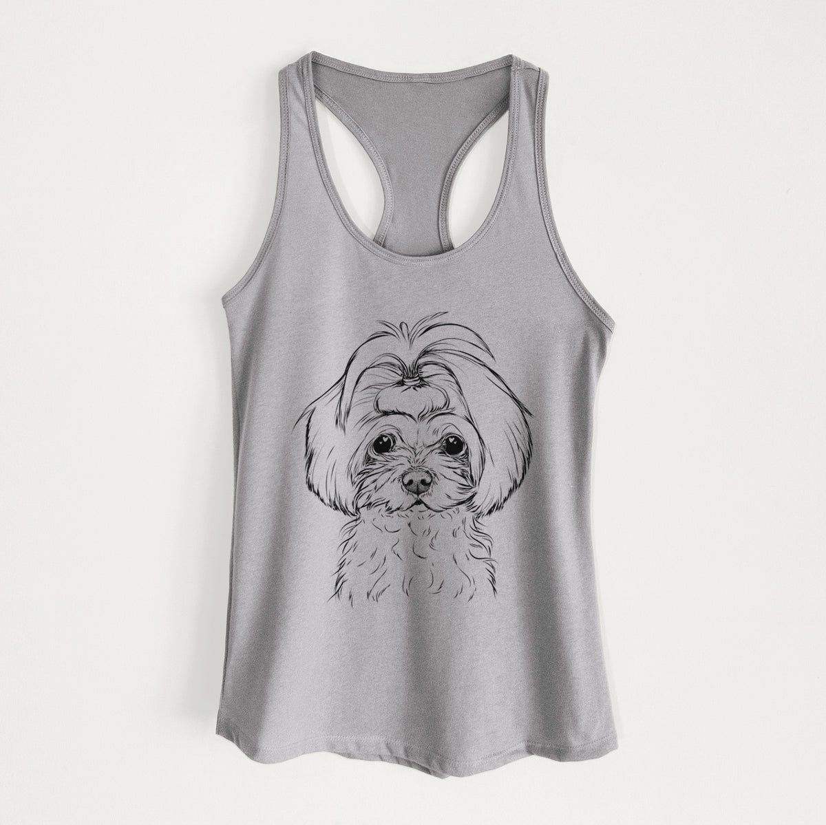 Ellie the Maltese - Women&#39;s Racerback Tanktop