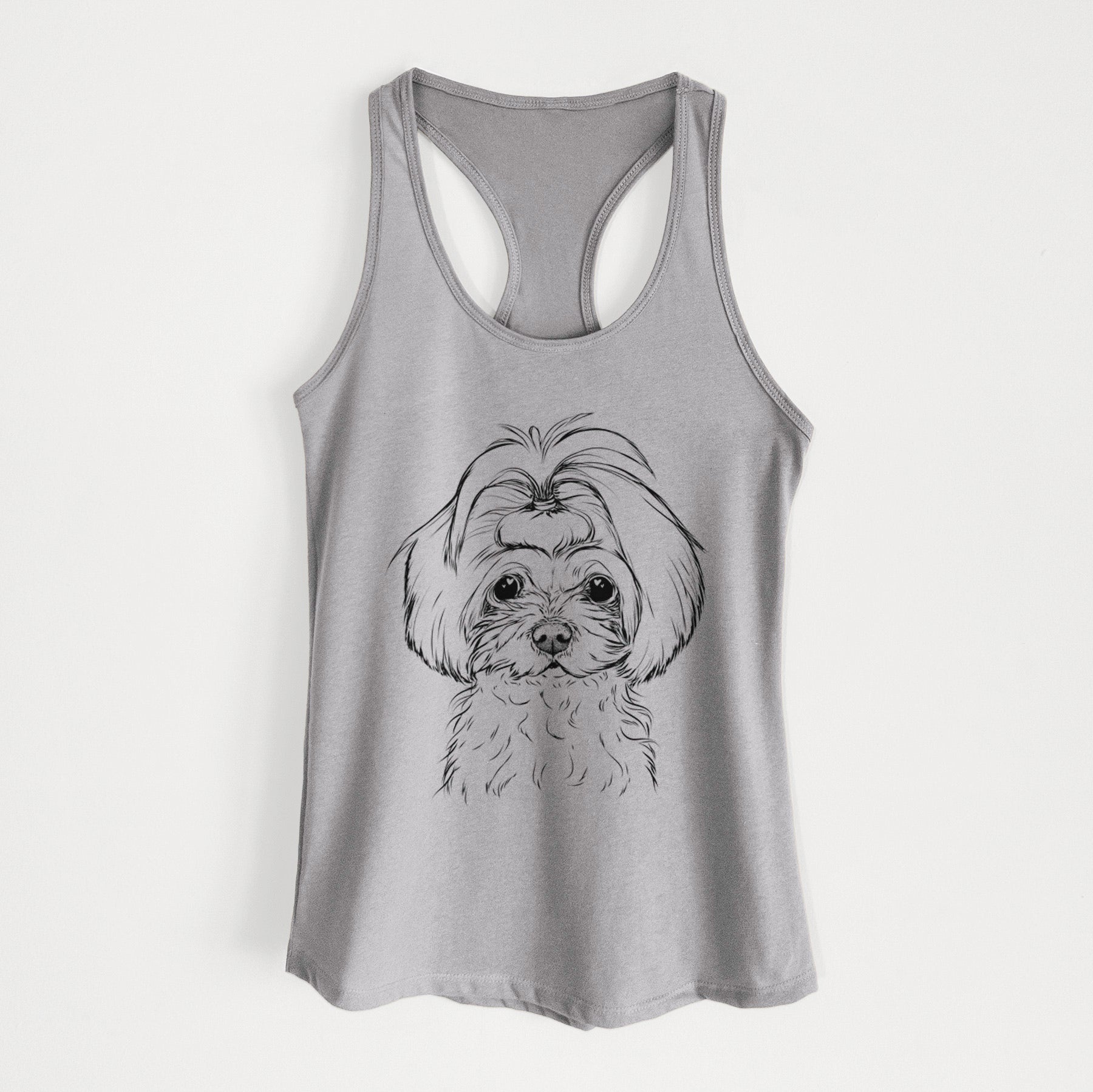 Ellie the Maltese - Women's Racerback Tanktop