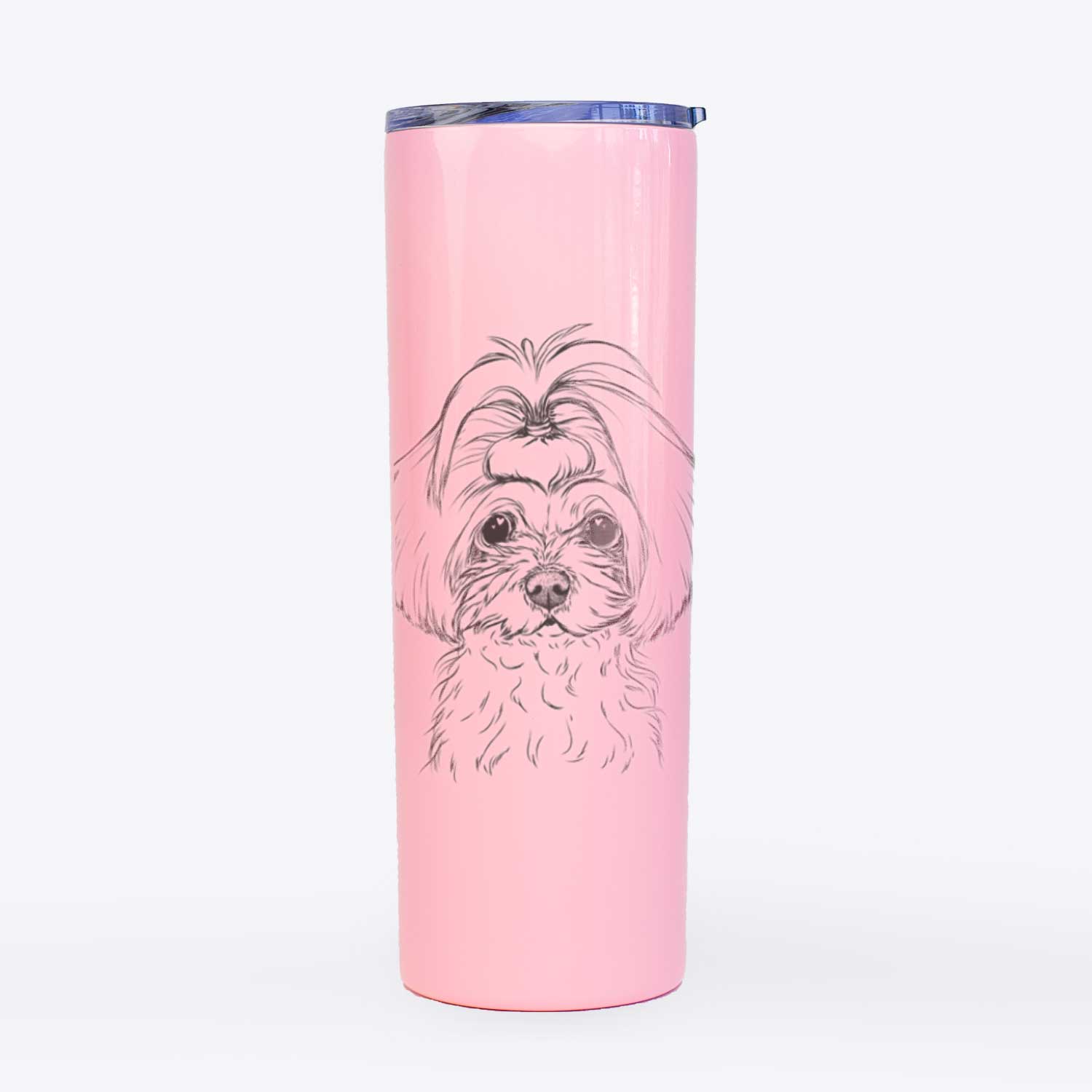 Ellie the Maltese - 20oz Skinny Tumbler