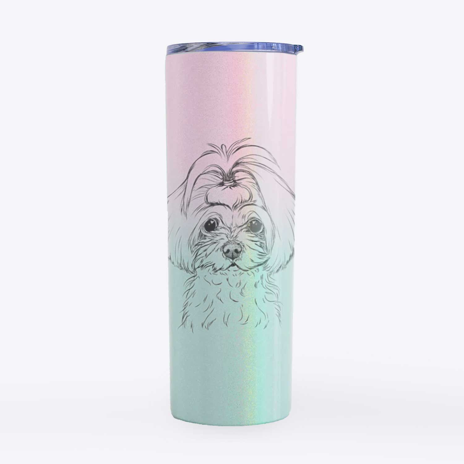 Ellie the Maltese - 20oz Skinny Tumbler