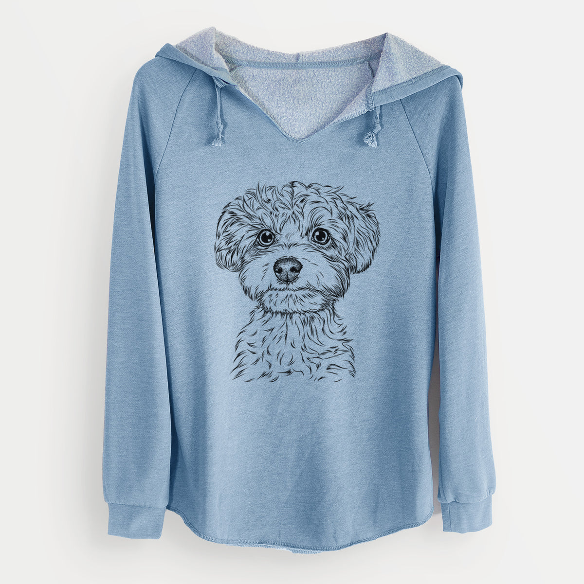 Bare Elliott the Yorkiepoo - Cali Wave Hooded Sweatshirt