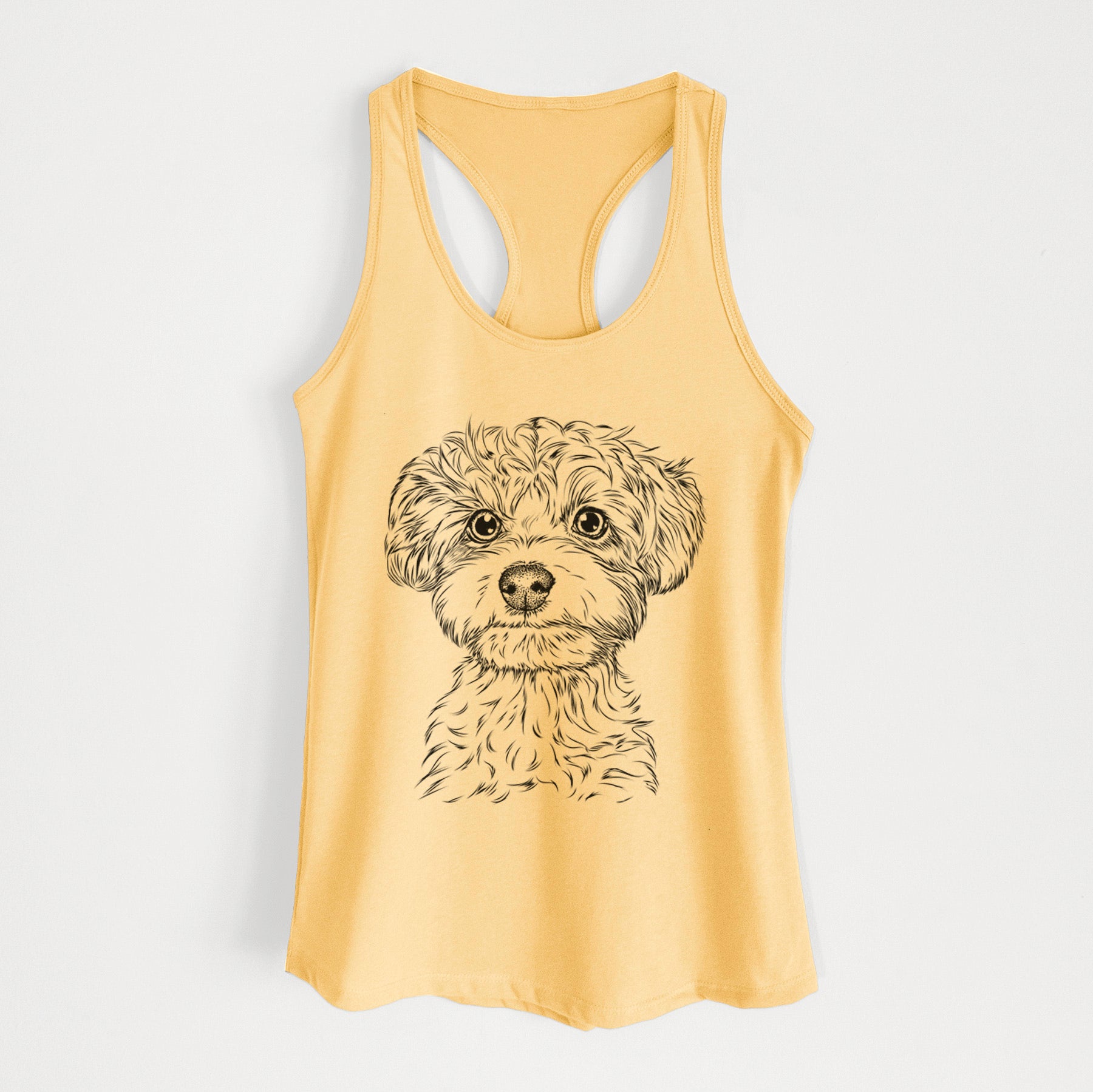 Elliott the Yorkiepoo - Women's Racerback Tanktop