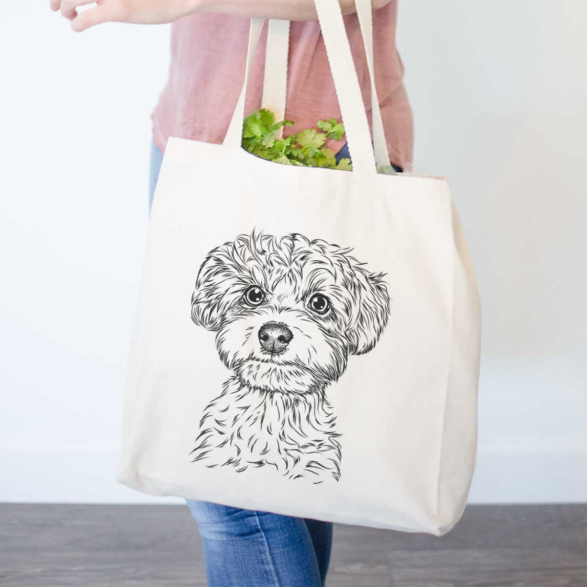 Elliott the Yorkiepoo - Tote Bag