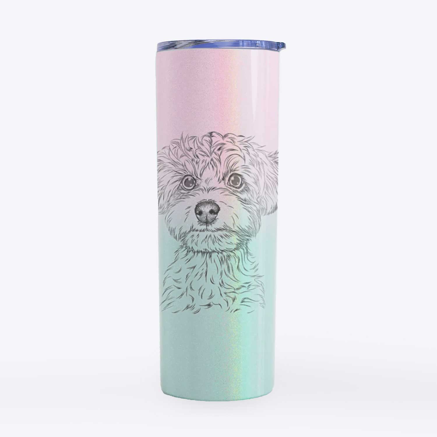 Elliott the Yorkiepoo - 20oz Skinny Tumbler