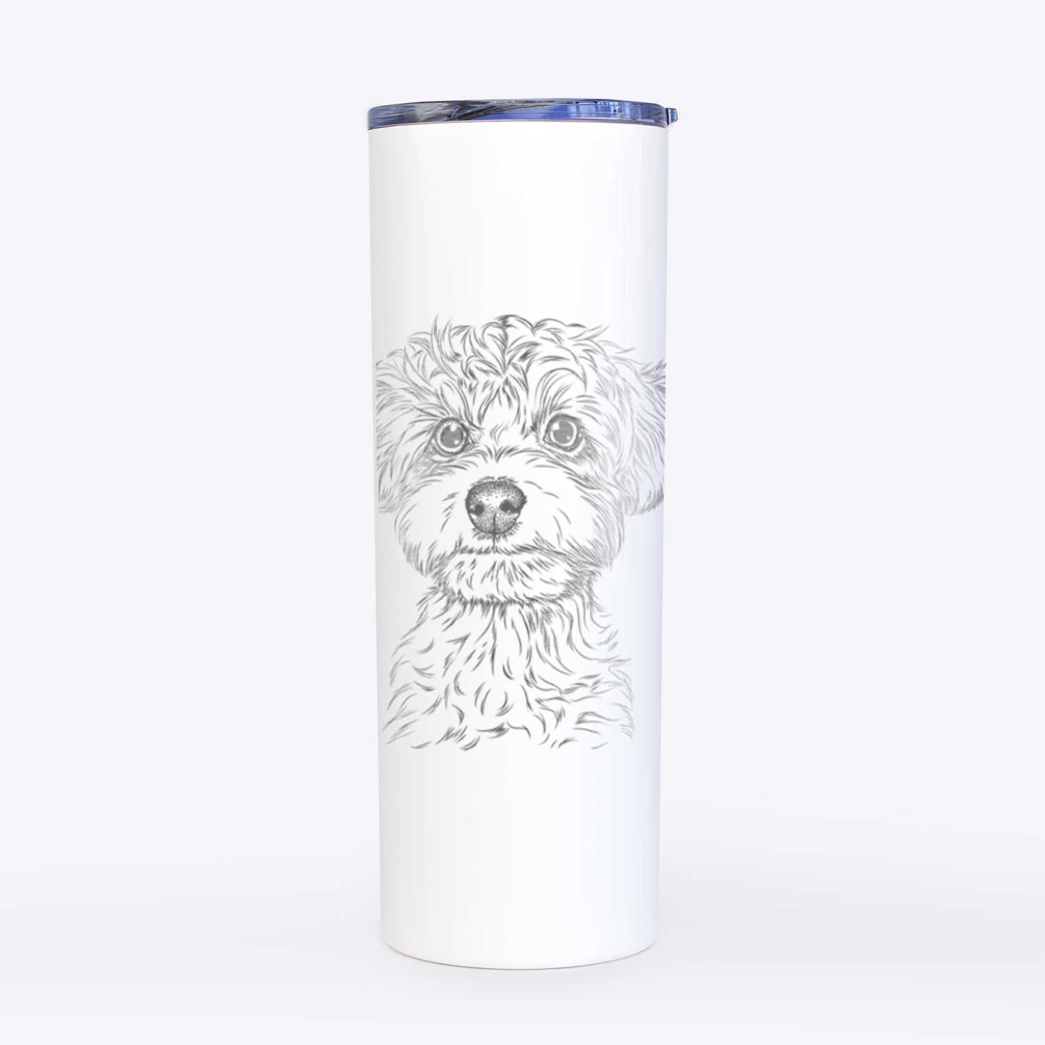 Elliott the Yorkiepoo - 20oz Skinny Tumbler