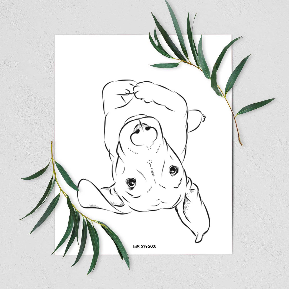 Eloise the Mixed Breed Art Print