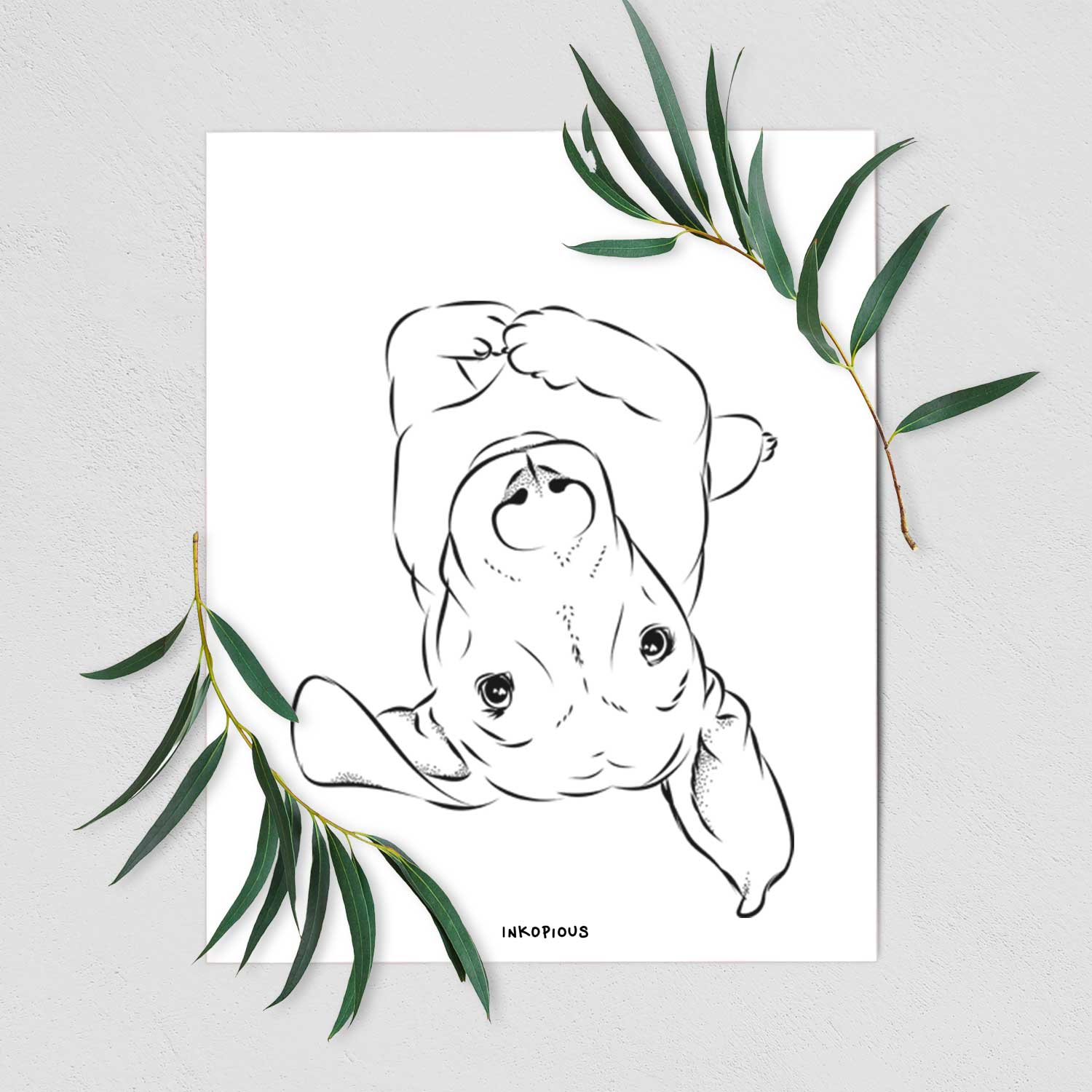 Eloise the Mixed Breed Art Print