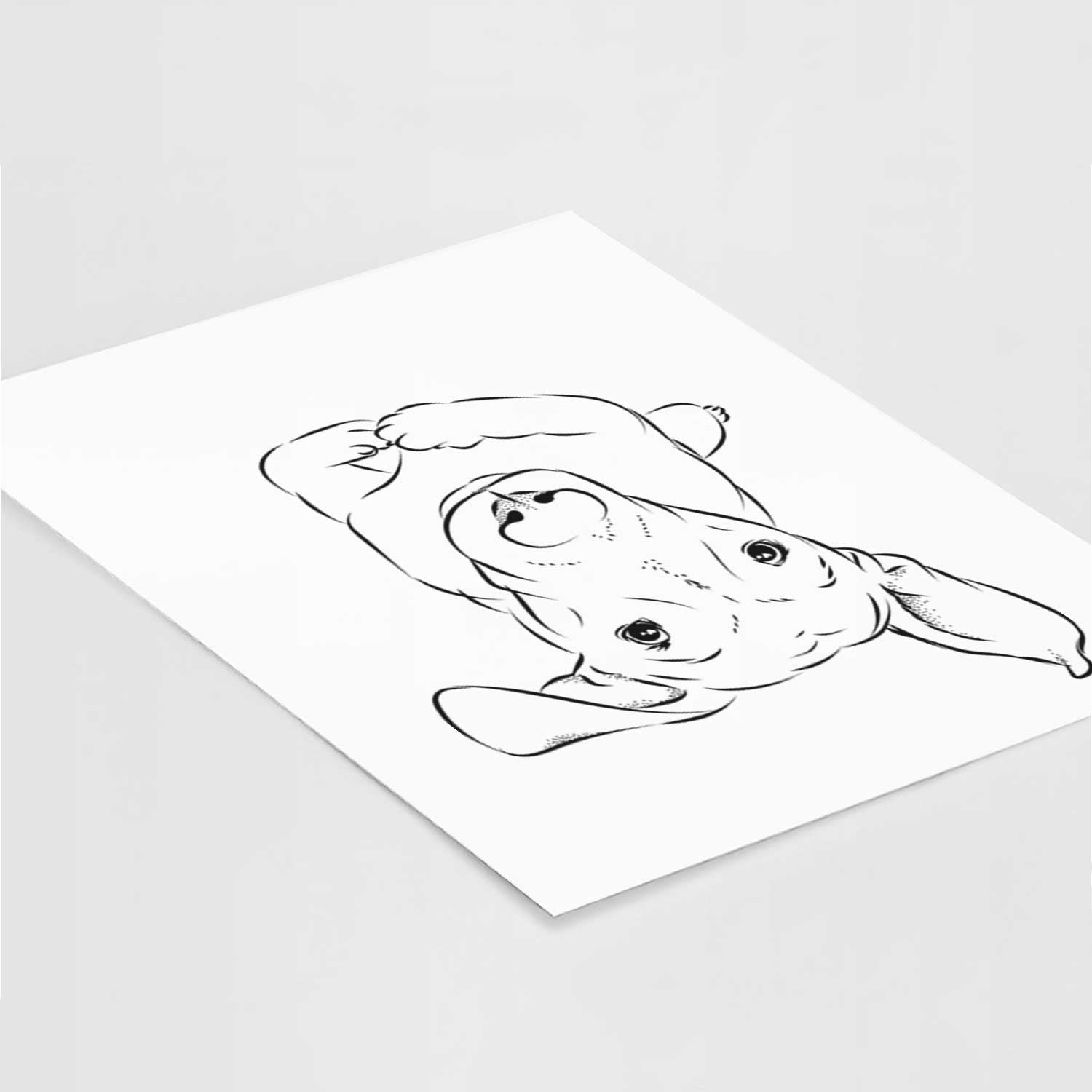 Eloise the Mixed Breed Art Print