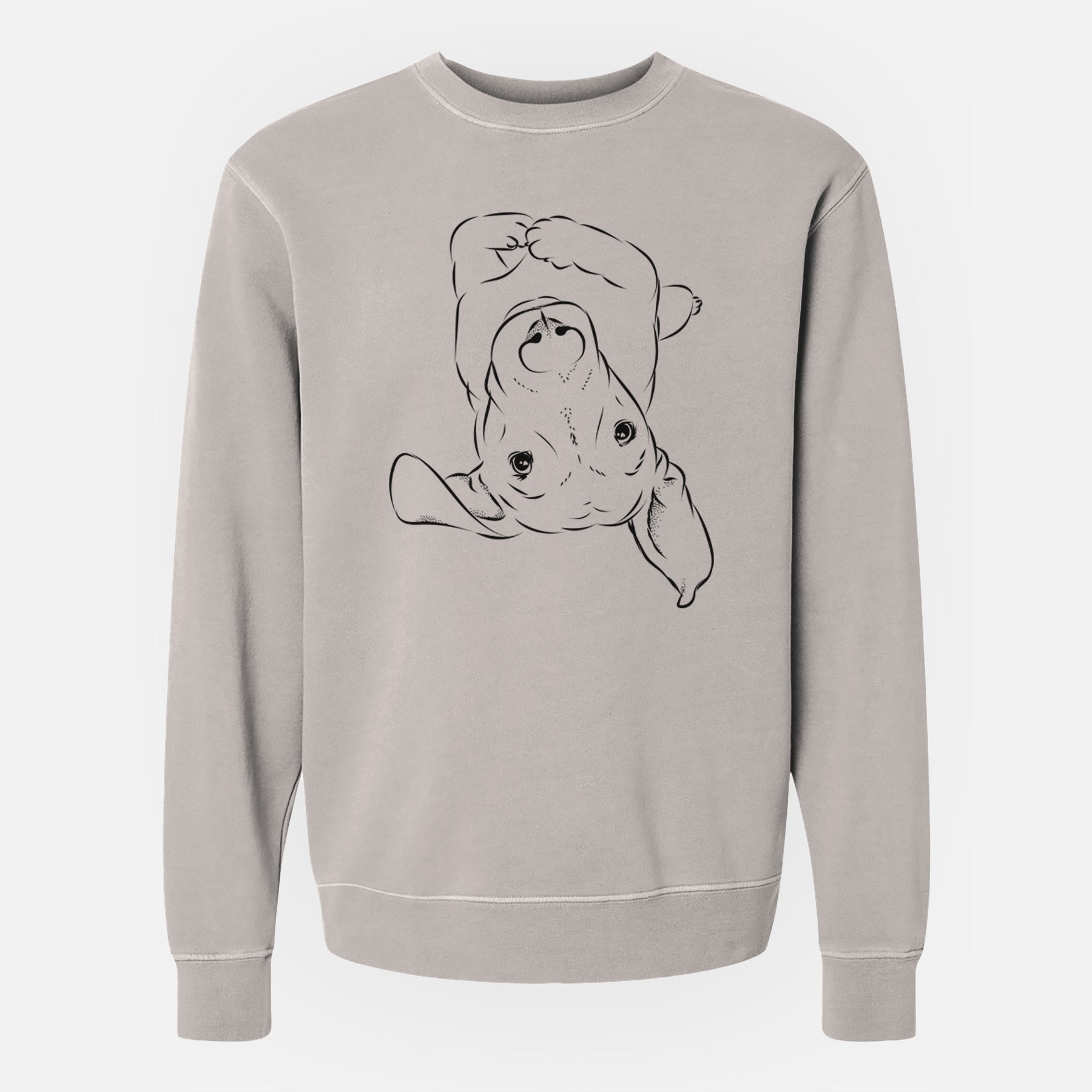 Bare Eloise the Mixed Breed - Unisex Pigment Dyed Crew Sweatshirt