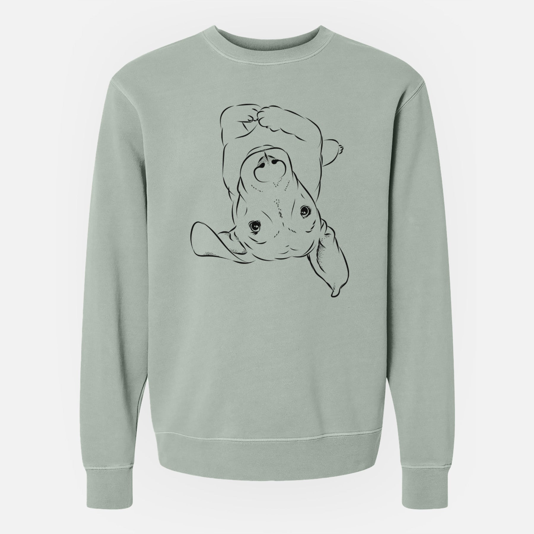 Bare Eloise the Mixed Breed - Unisex Pigment Dyed Crew Sweatshirt