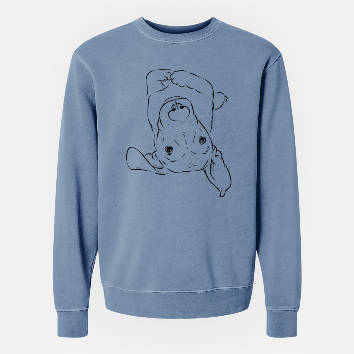 Bare Eloise the Mixed Breed - Unisex Pigment Dyed Crew Sweatshirt