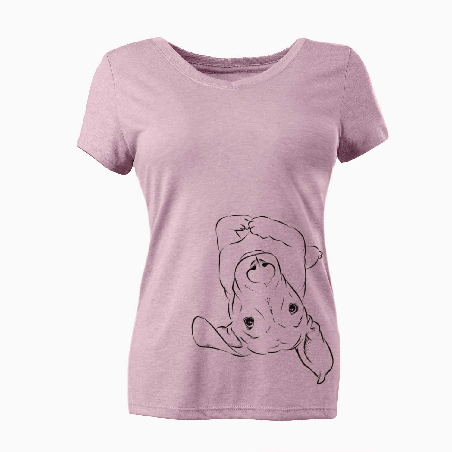 Bare Eloise the Mixed Breed - Women's V-neck Shirt