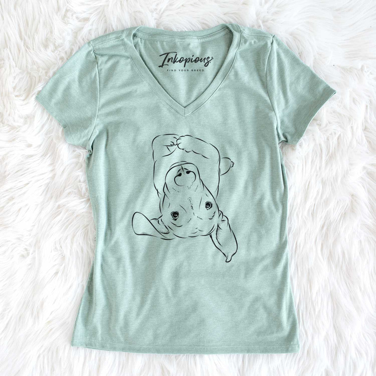 Bare Eloise the Mixed Breed - Women&#39;s V-neck Shirt