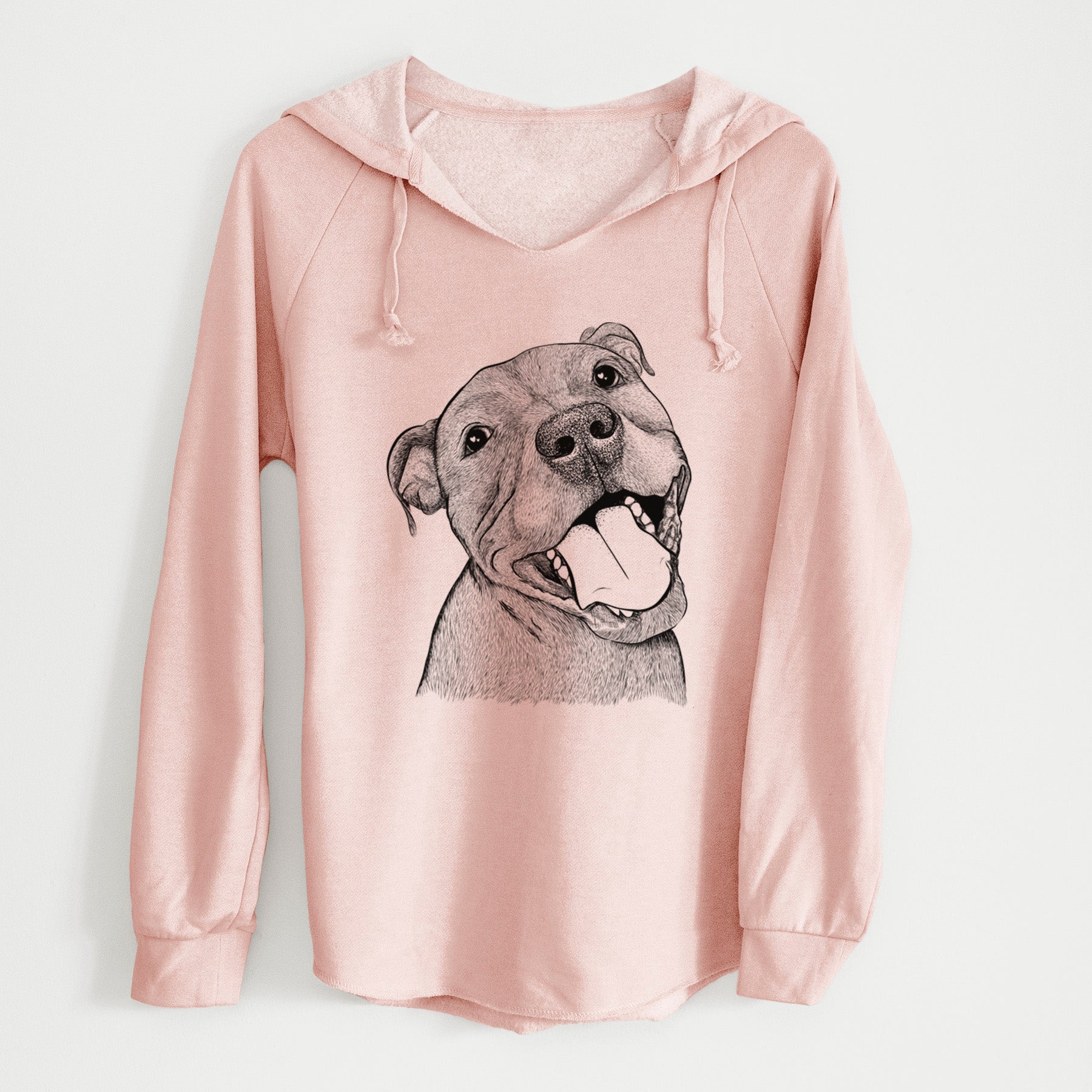 Bare Eloise the Pitbull Mix - Cali Wave Hooded Sweatshirt