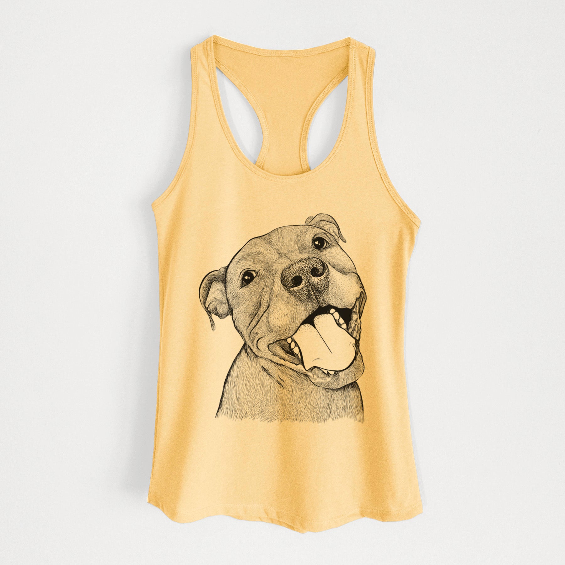 Eloise the Pitbull Mix - Women's Racerback Tanktop