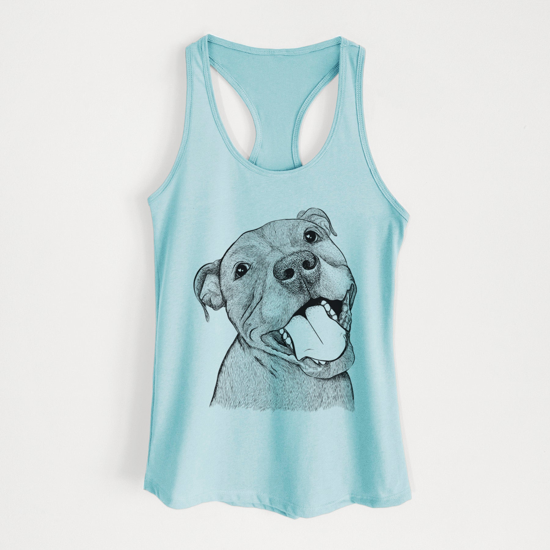 Eloise the Pitbull Mix - Women's Racerback Tanktop