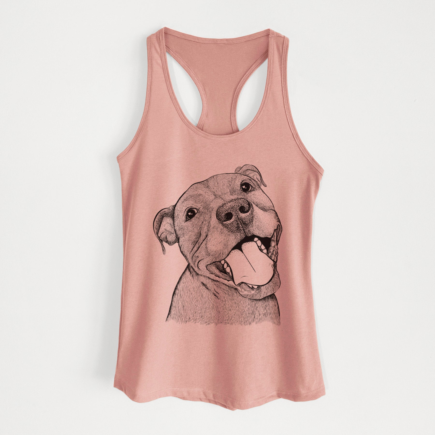 Eloise the Pitbull Mix - Women's Racerback Tanktop