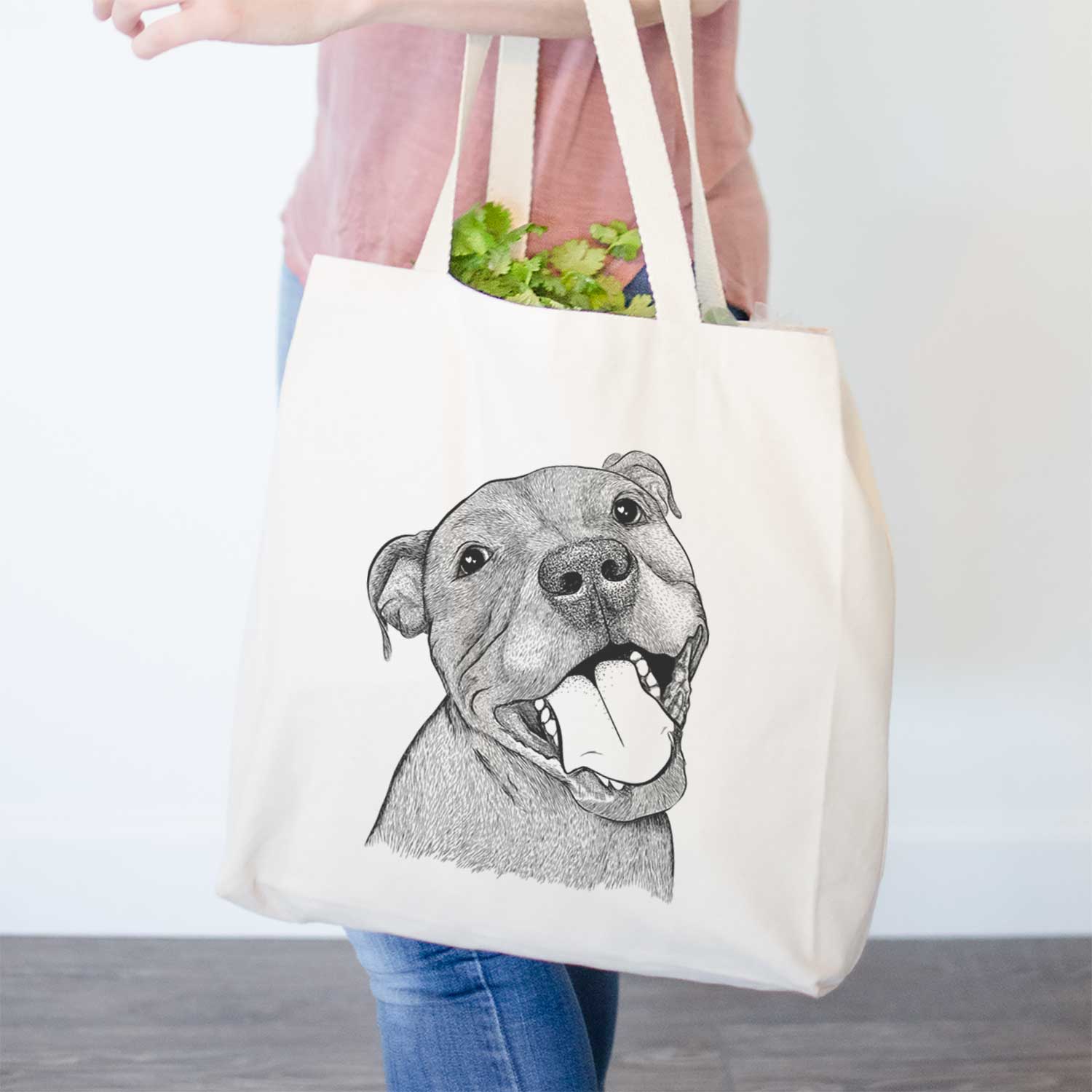 Eloise the Pitbull Mix - Tote Bag