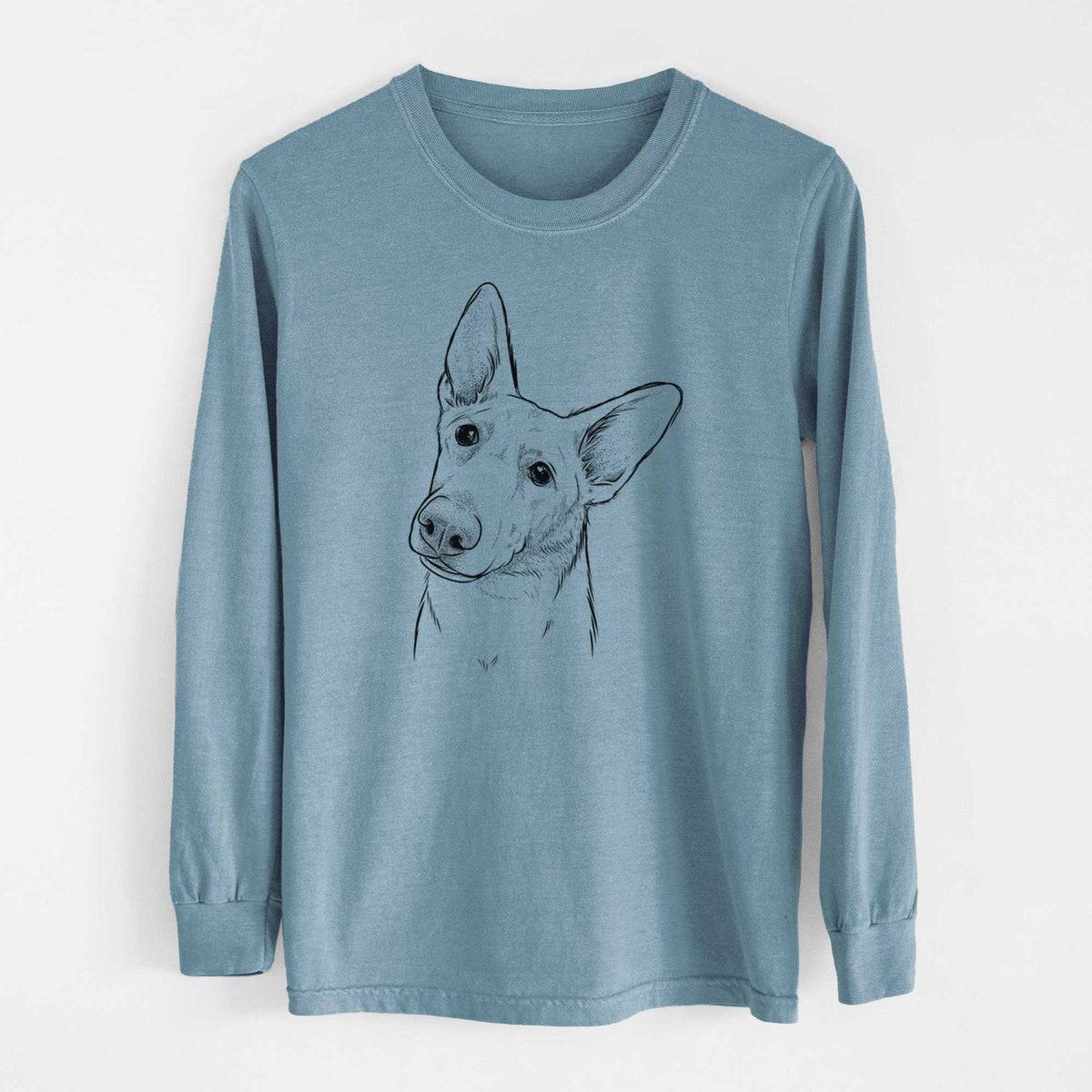 Bare Elsa the German Shepherd - Heavyweight 100% Cotton Long Sleeve