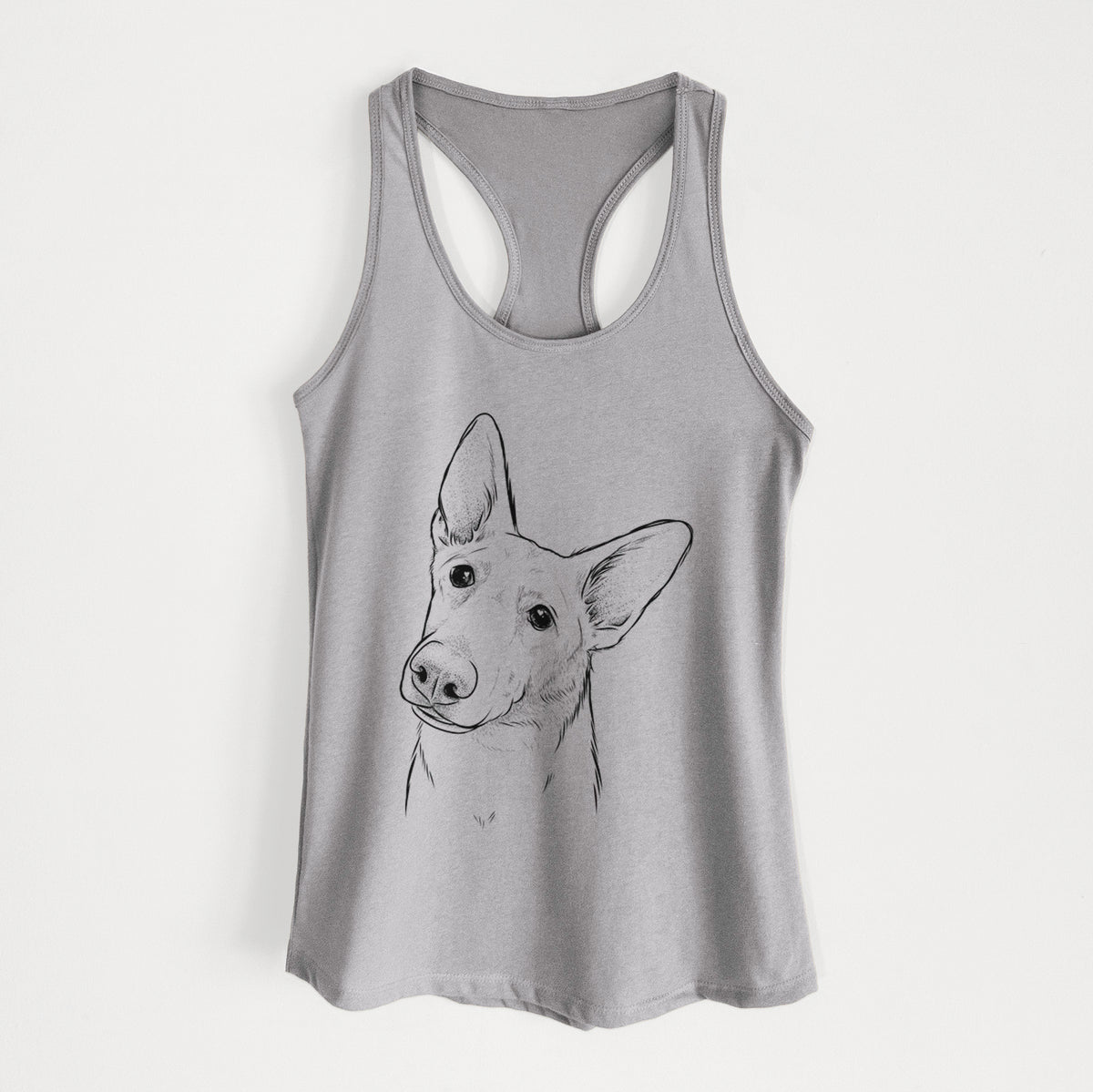 Elsa the German Shepherd - Women&#39;s Racerback Tanktop