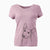 Bare Elsa the German Shepherd - Women's V-neck Shirt