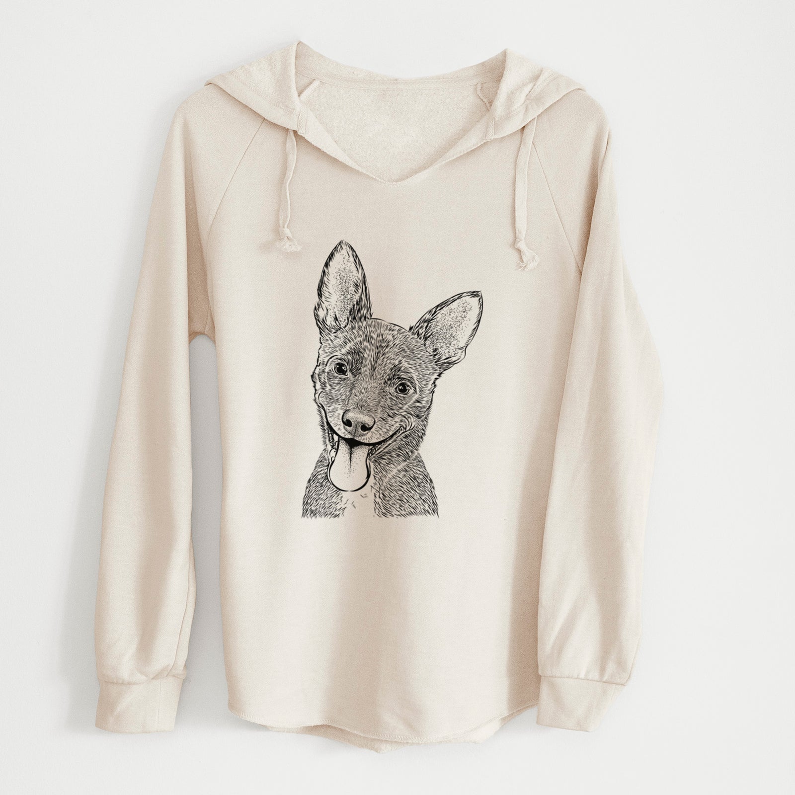 Bare Elvira the Terrier Mix - Cali Wave Hooded Sweatshirt