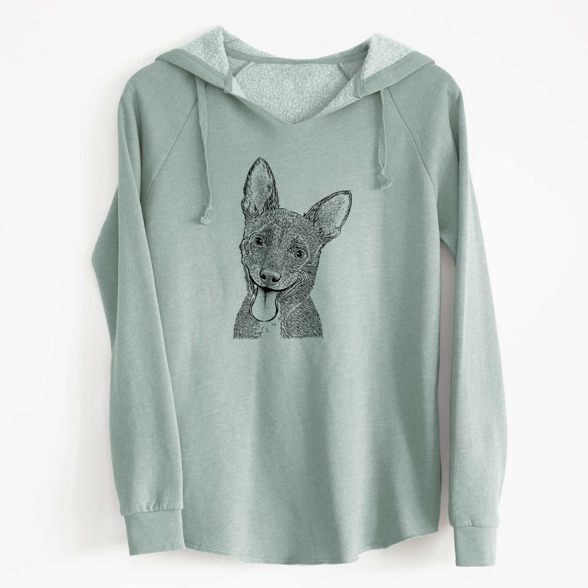 Bare Elvira the Terrier Mix - Cali Wave Hooded Sweatshirt