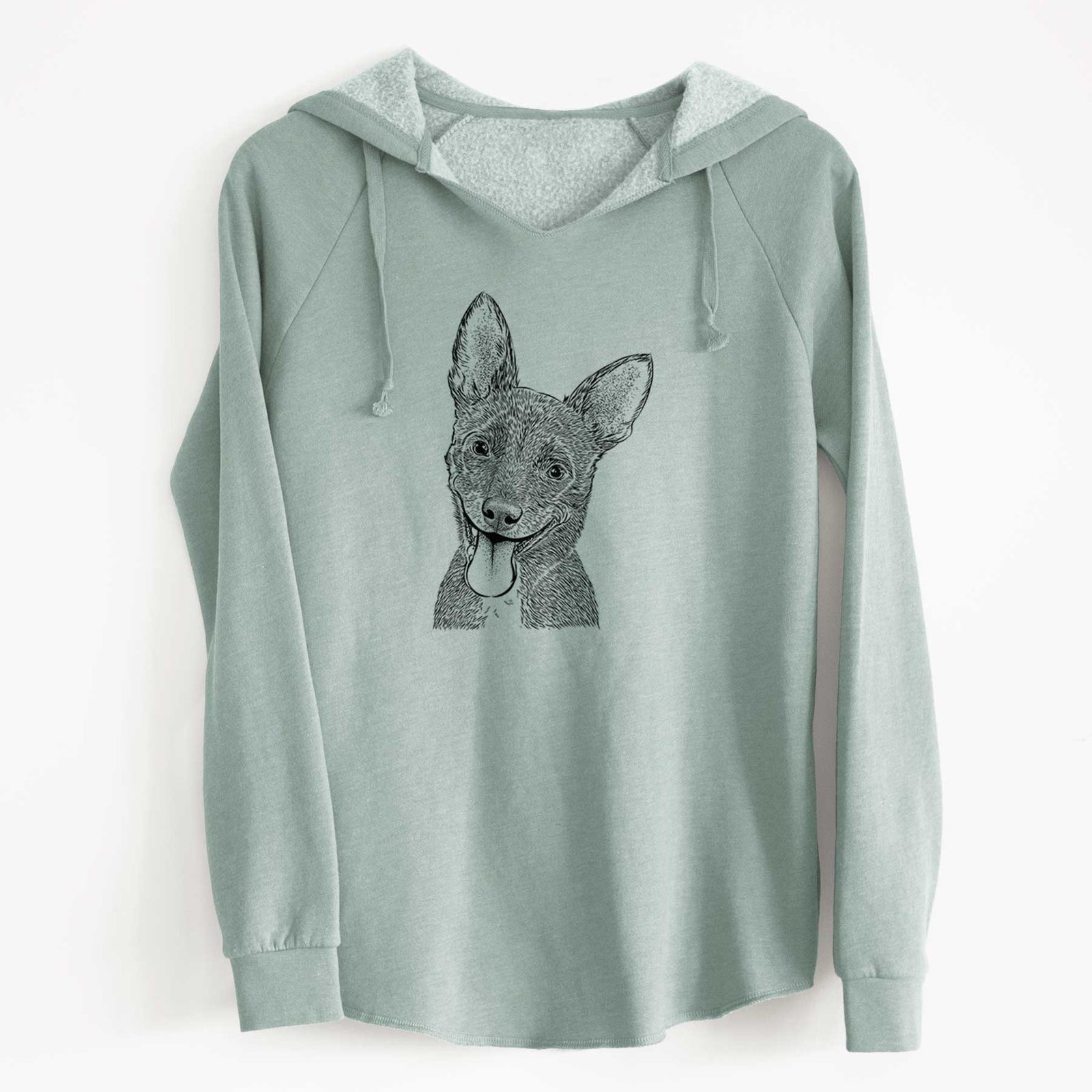 Bare Elvira the Terrier Mix - Cali Wave Hooded Sweatshirt