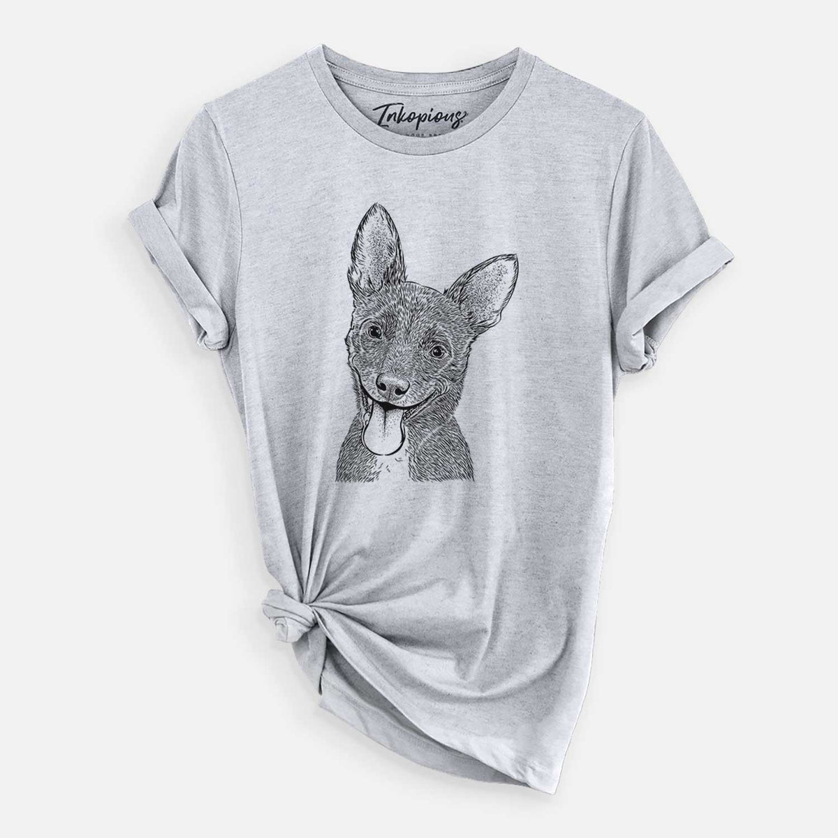 Bare Elvira the Terrier Mix - Unisex Crewneck