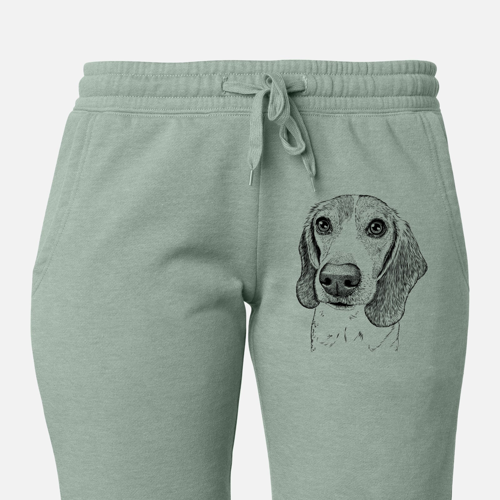 Elvis the Bluetick Beagle - Women's Cali Wave Joggers