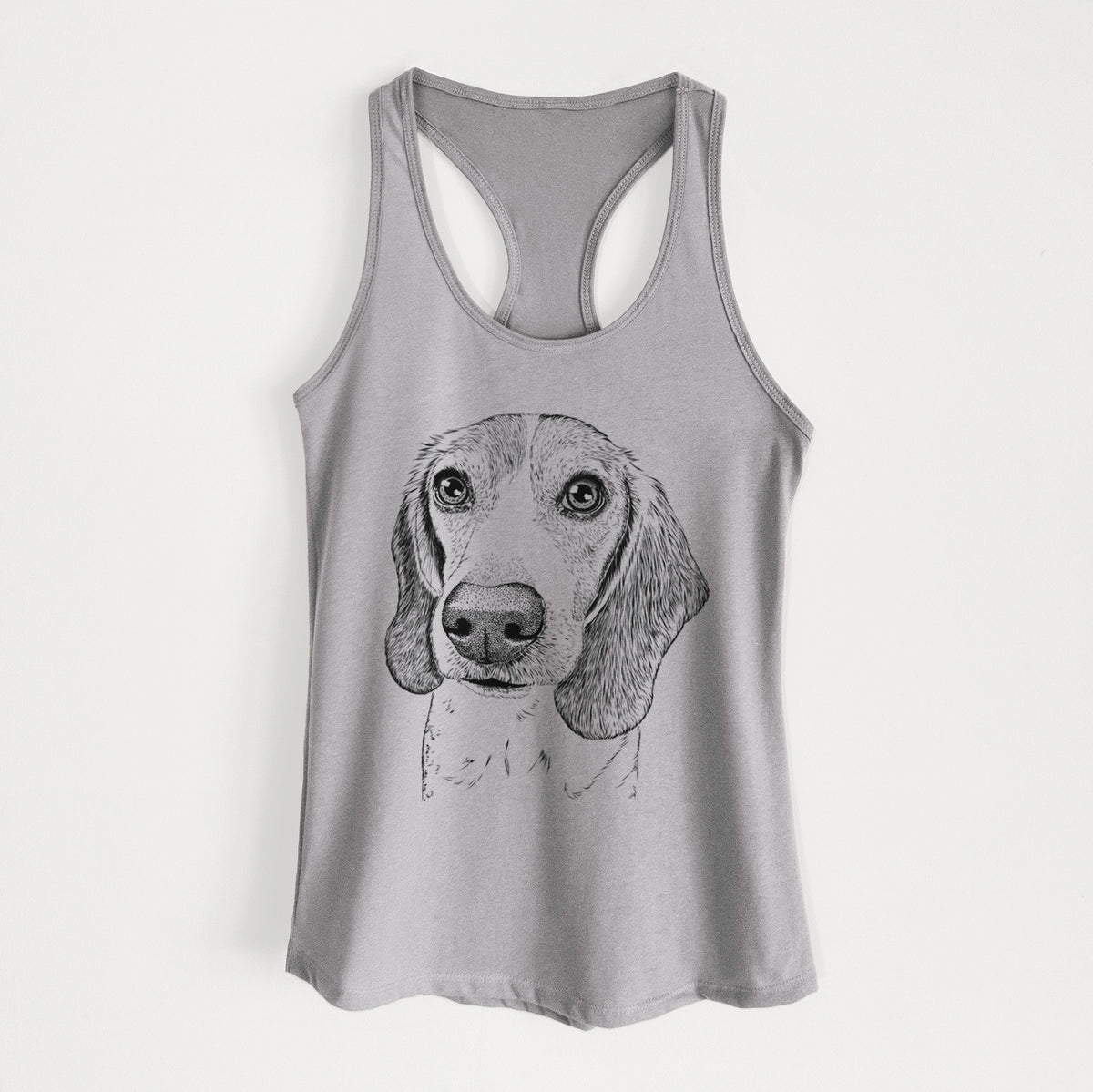 Elvis the Bluetick Beagle - Women&#39;s Racerback Tanktop