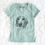 Bare Elvis the Bluetick Beagle - Women's V-neck Shirt