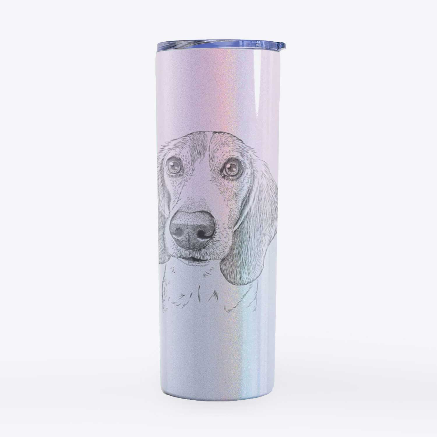 Elvis the Bluetick Beagle - 20oz Skinny Tumbler