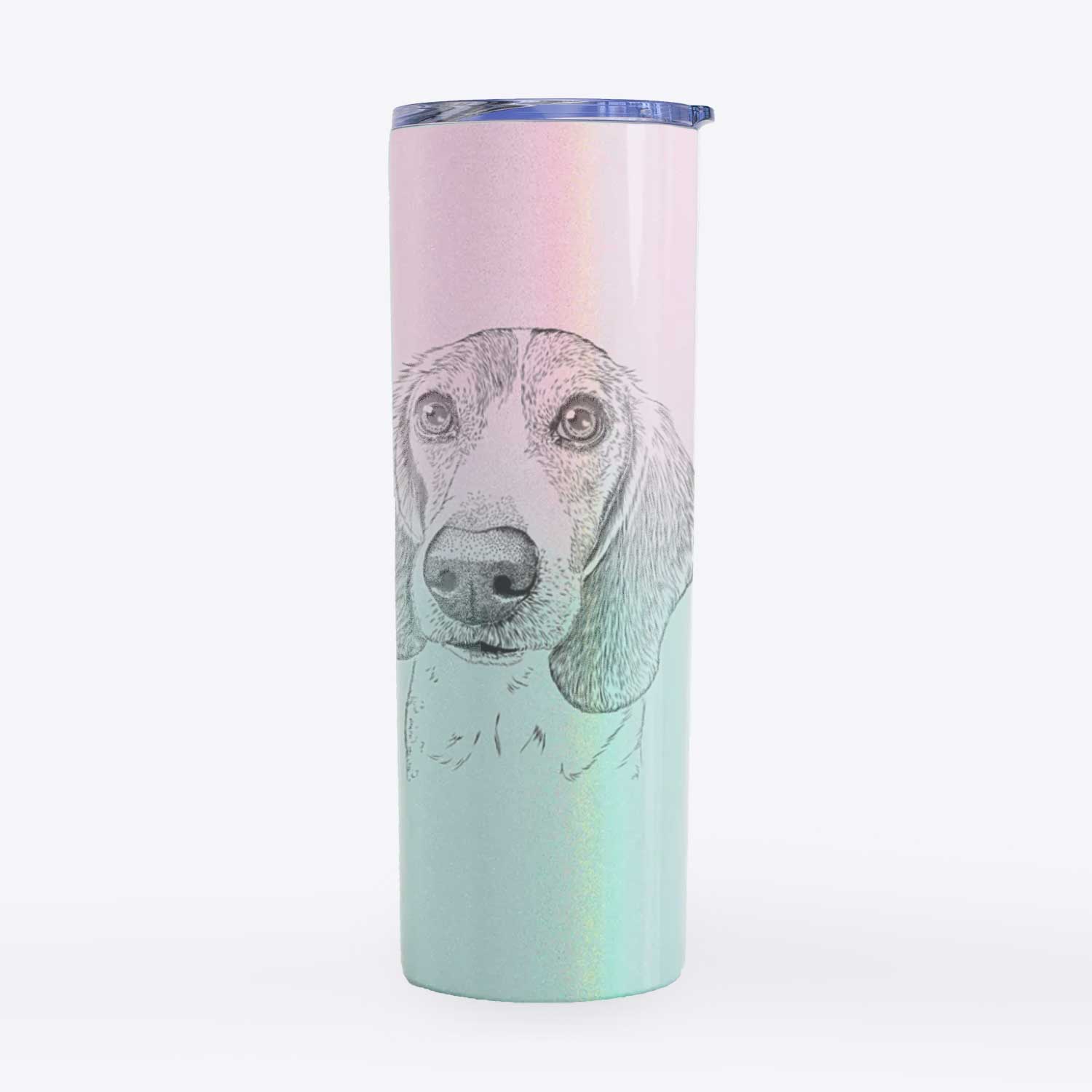 Elvis the Bluetick Beagle - 20oz Skinny Tumbler