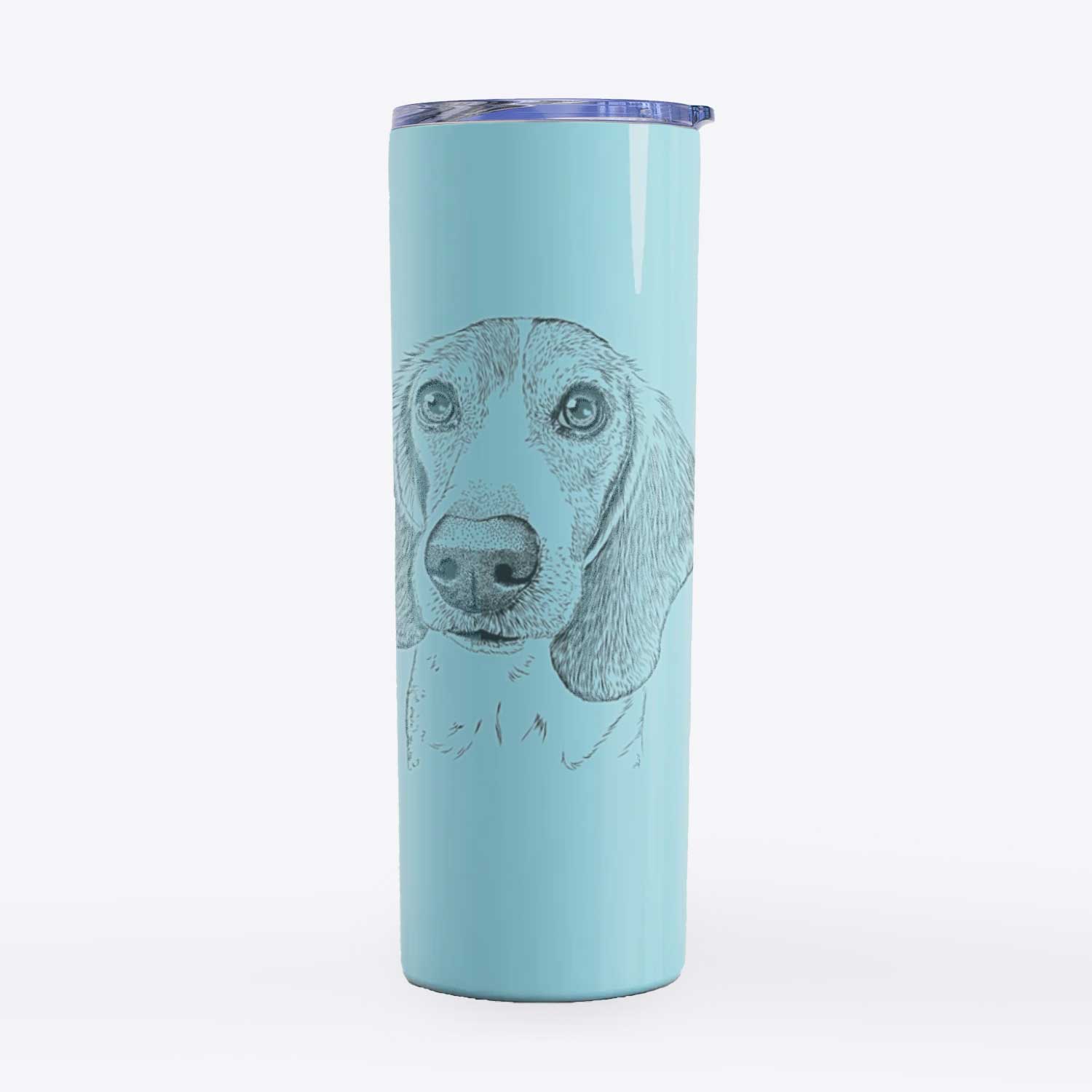 Elvis the Bluetick Beagle - 20oz Skinny Tumbler